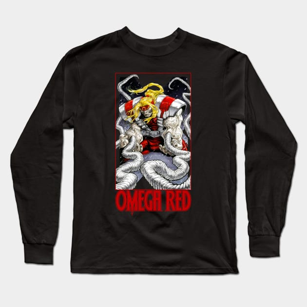 OMEGA RED Long Sleeve T-Shirt by renomsad